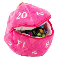 D20 Plush Dice Bag Hot Pink - Ultra Pro