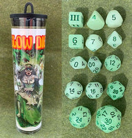 Dungeon Crawl Classics: Chaotic Wizard Glow Dice Set - Goodman Games