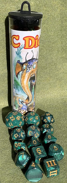 Dungeon Crawl Classics Three-Legged Gowl Dice Set - Goodman Games