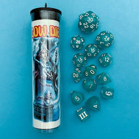 Dungeon Crawl Classics: Neutral Wizard Glow Dice Set - Goodman Games