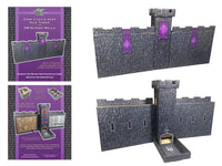 Dark Castle Keep Dice Tower with DM Screen Walls - Role 4 Initiative