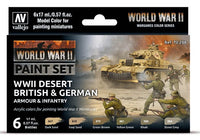 World War II: Desert British & German Armour & Infantry - Vallejo