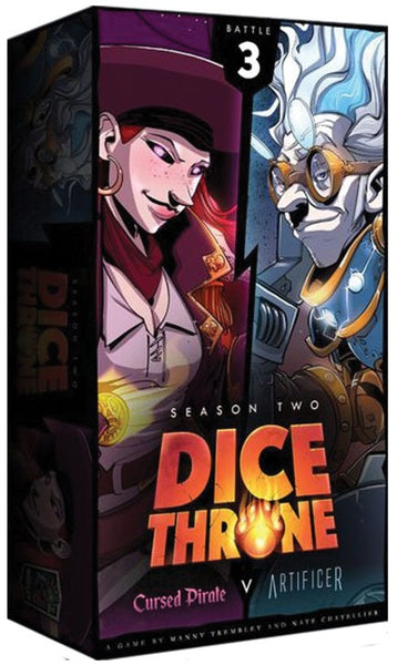 Dice Throne Season 2 Battle 3: Cursed Pirate vs Artificer - Roxely Games