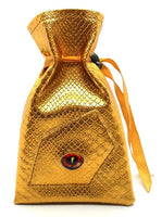 Dragon Eye Dice Bag Gold - Old School Dice & Accessories