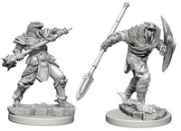 Dragonborn Fighter Male with Spear - Nolzur's Marvelous Unpainted Minis