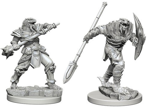 Dragonborn Fighter Male with Spear - Nolzur's Marvelous Unpainted Minis