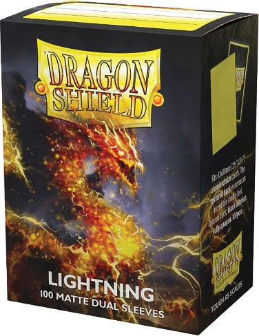 Dragon Shield Matte Dual Sleeves Lightning (100) - Arcane Tinmen