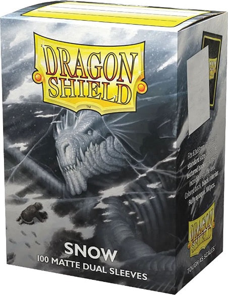 Dragon Shield Matte Dual Sleeves Snow (100) - Arcane Tinmen