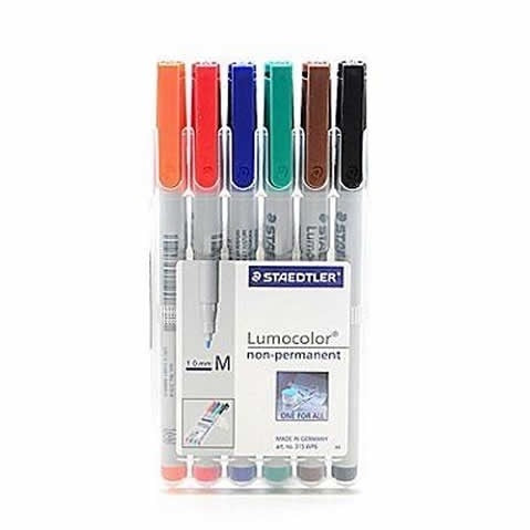 Lumocolor Mat Marker Set (6) - Chessex