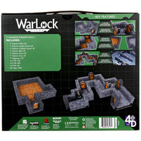 Dungeon Tiles Expansion 1" Straight Walls Expansion - WarLock Tiles