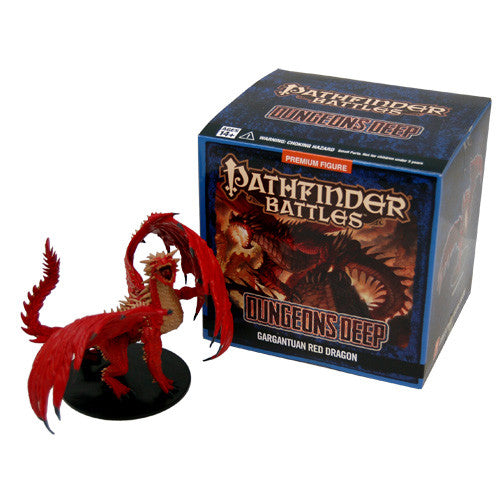 Dungeons Deep Gargantuan Red Dragon - Pathfinder Battles