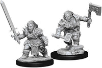 Dwarf Barbarian Female - Pathfinder Battles Deep Cuts Unpainted Minis