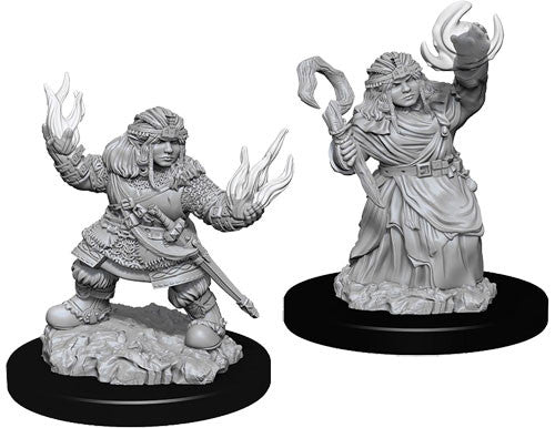 Dwarf Summoner Female - Pathfinder Battles Deep Cuts Unpainted Minis