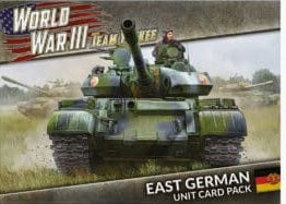 East German Unit Card Pack - World War III Team Yankee