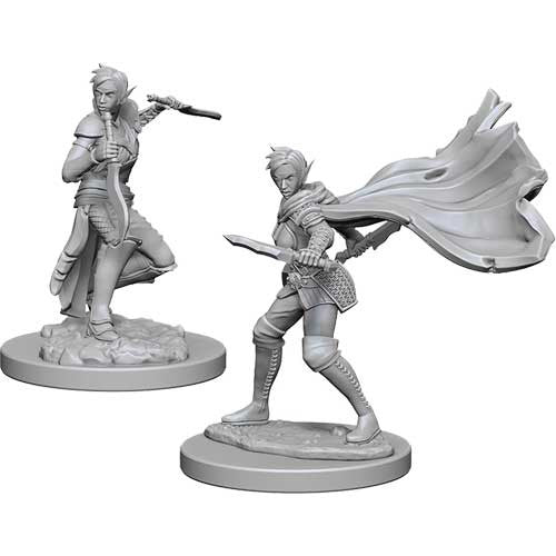 Elf Rogue Female - Pathfinder Battles Deep Cuts Unpainted Minis