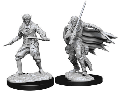 Elf Rogue Male - Pathfinder Battles Deep Cuts Unpainted Minis