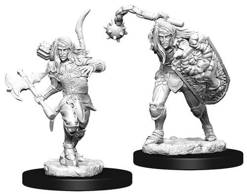 Elf Fighter Male - Pathfinder Battles Deep Cuts Unpainted Minis