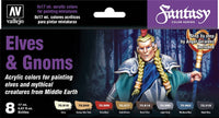 Fantasy Color Series: Elves & Gnomes (Old Formula) - Vallejo