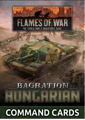Bagration Command Cards Hungarian - Flames of War