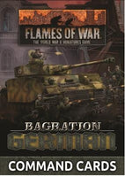 Bagration Command Cards German - Flames of War