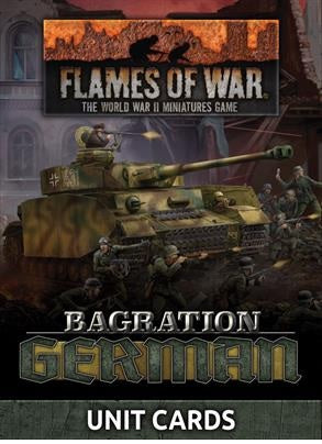 Bagration Unit Cards German - Flames of War