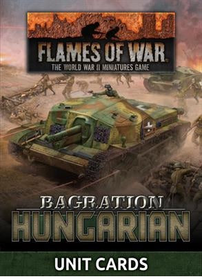 Bagration Unit Cards Hungarian - Flames of War