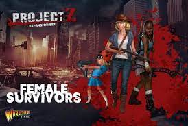 Project Z The Zombie Miniatures Game Expansion Set: Female Survivors