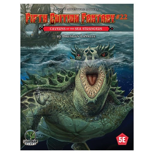 Fifth Edition Fantasy #22 Caverns of the Sea Strangers (D&D 5E Compatible) - Goodman Games