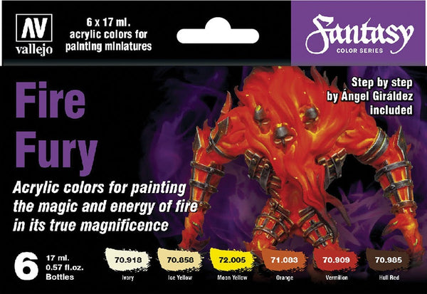 Fantasy Color Series: Fire Fury (Old Formula) - Vallejo