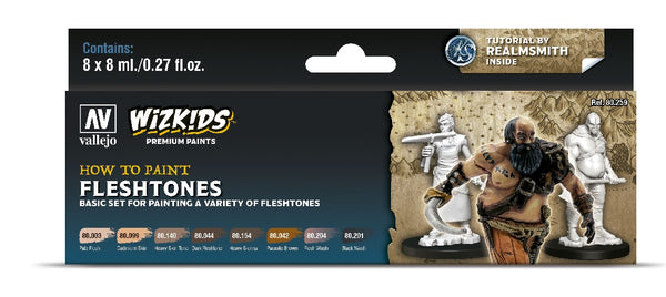 WizKids Premium Paints: Fleshtones - Vallejo