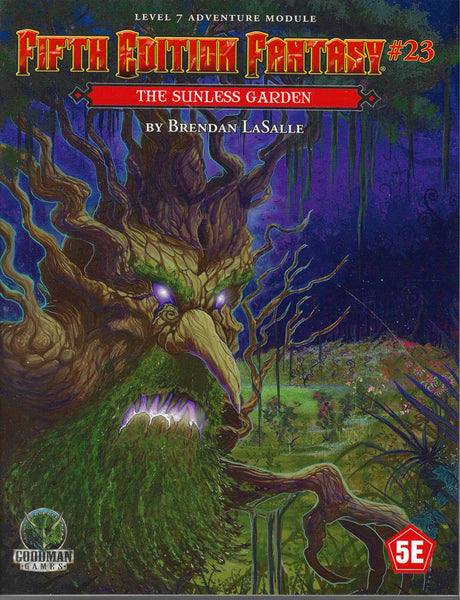 Fifth Edition Fantasy #23 The Sunless Garden (D&D 5E Compatible) - Goodman Games