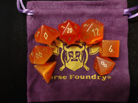 Ruby Cats Eye Gemstone Dice