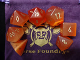 Ruby Cats Eye Gemstone Dice