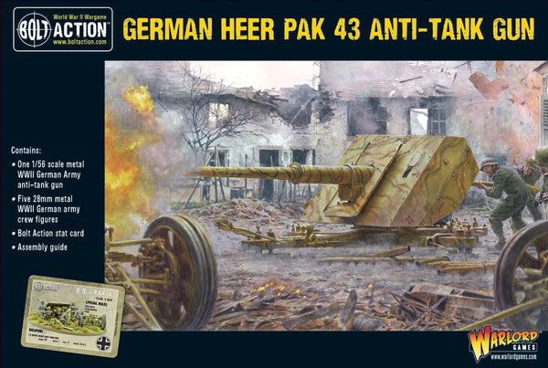 German Heer PAK 43 Anti-Tank Gun - Bolt Action