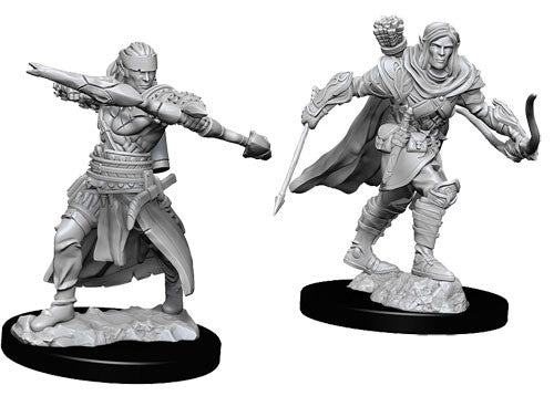 Half-Elf Ranger Male - Pathfinder Battles Deep Cuts Unpainted Minis