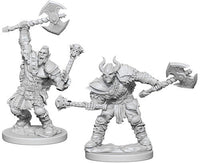 Half-Orc Barbarian Male - Pathfinder Battles Deep Cuts Unpainted Minis