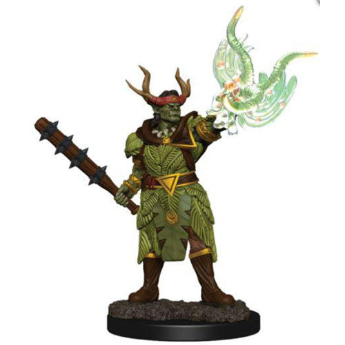 Half-Orc Druid Male - Pathfinder Battles Premium Painted Figure