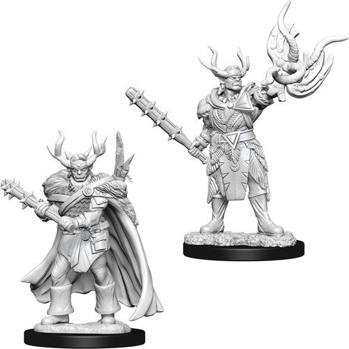 Half-Orc Druid Male - Pathfinder Battles Deep Cuts Unpainted Minis