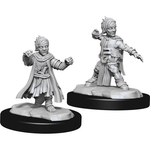 Halfling Monk Male - Pathfinder Battles Deep Cuts Unpainted Minis