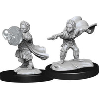 Halfling Wizard Male - Pathfinder Battles Deep Cuts Unpainted Minis