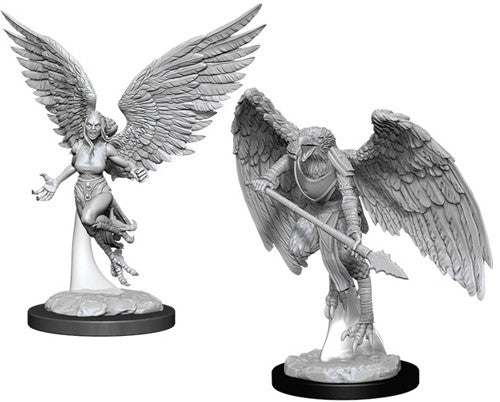 Harpy & Aarakocra - Nolzur's Marvelous Unpainted Minis