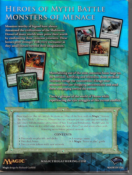 Heroes Vs. Monsters Deck - MTG - Magic The Gathering MantisGamingStudios Heroes Vs. Monsters Deck - MTG - Magic The Gathering MantisGamingStudios