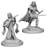 Human Bard Female - Pathfinder Battles Unpainted Minis