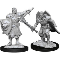 Human Champion Male - Pathfinder Battles Deep Cuts Unpainted Minis