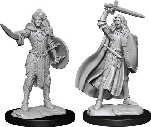 Human Champion Female - Pathfinder Battles Deep Cuts Unpainted Minis