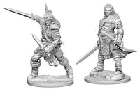 Human Fighter Male - Pathfinder Battles Deep Cuts Unpainted Minis