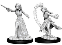 Human Wizard Female - Pathfinder Battles Deep Cuts Unpainted Minis