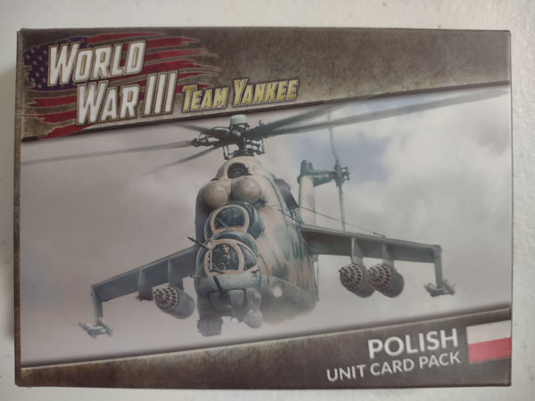 Polish Unit Cards Pack - World War III Team Yankee