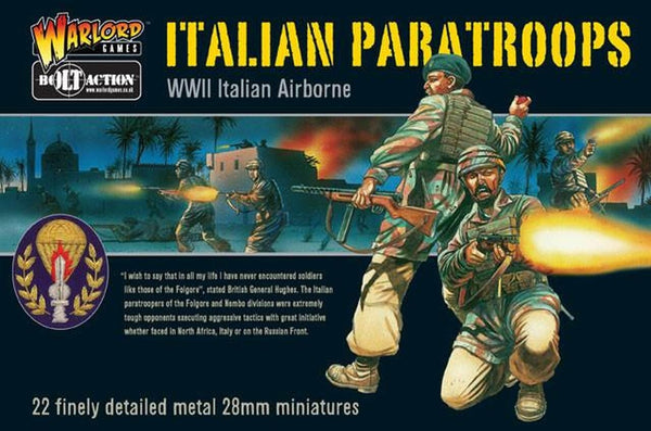 Italian Paratroops - Bolt Action