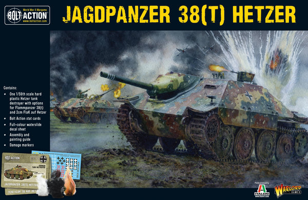 German Jagdpanzer 38 T Hetzer - Bolt Action